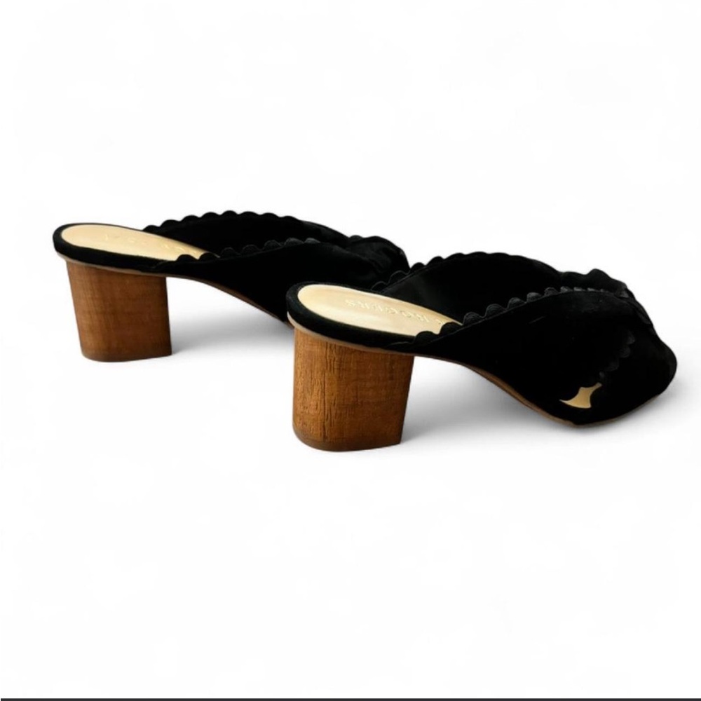 NIB Jack Rogers—Black Suede Mules - Picture 2 of 7